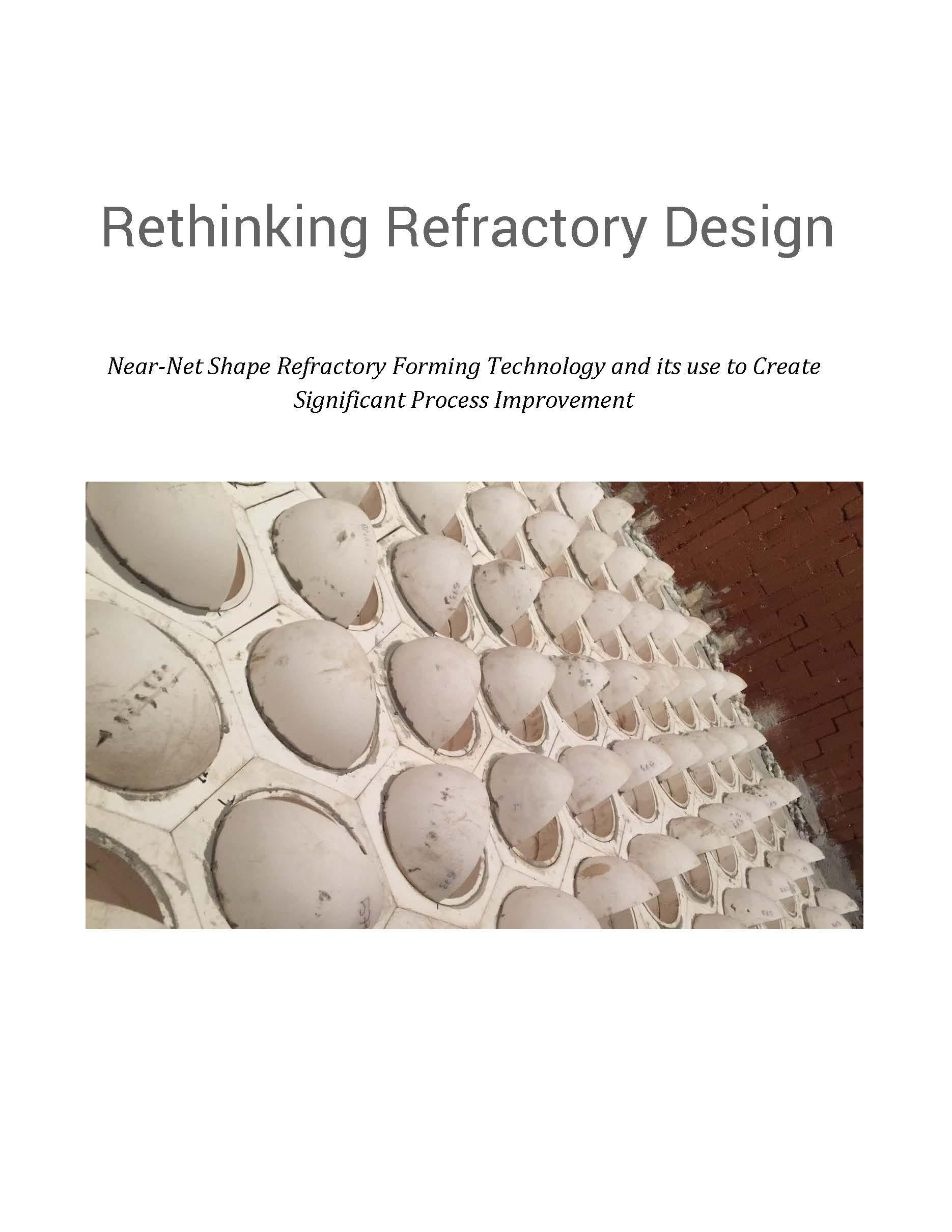 Cover page of "Rethinking Refractory Design" white paper.
