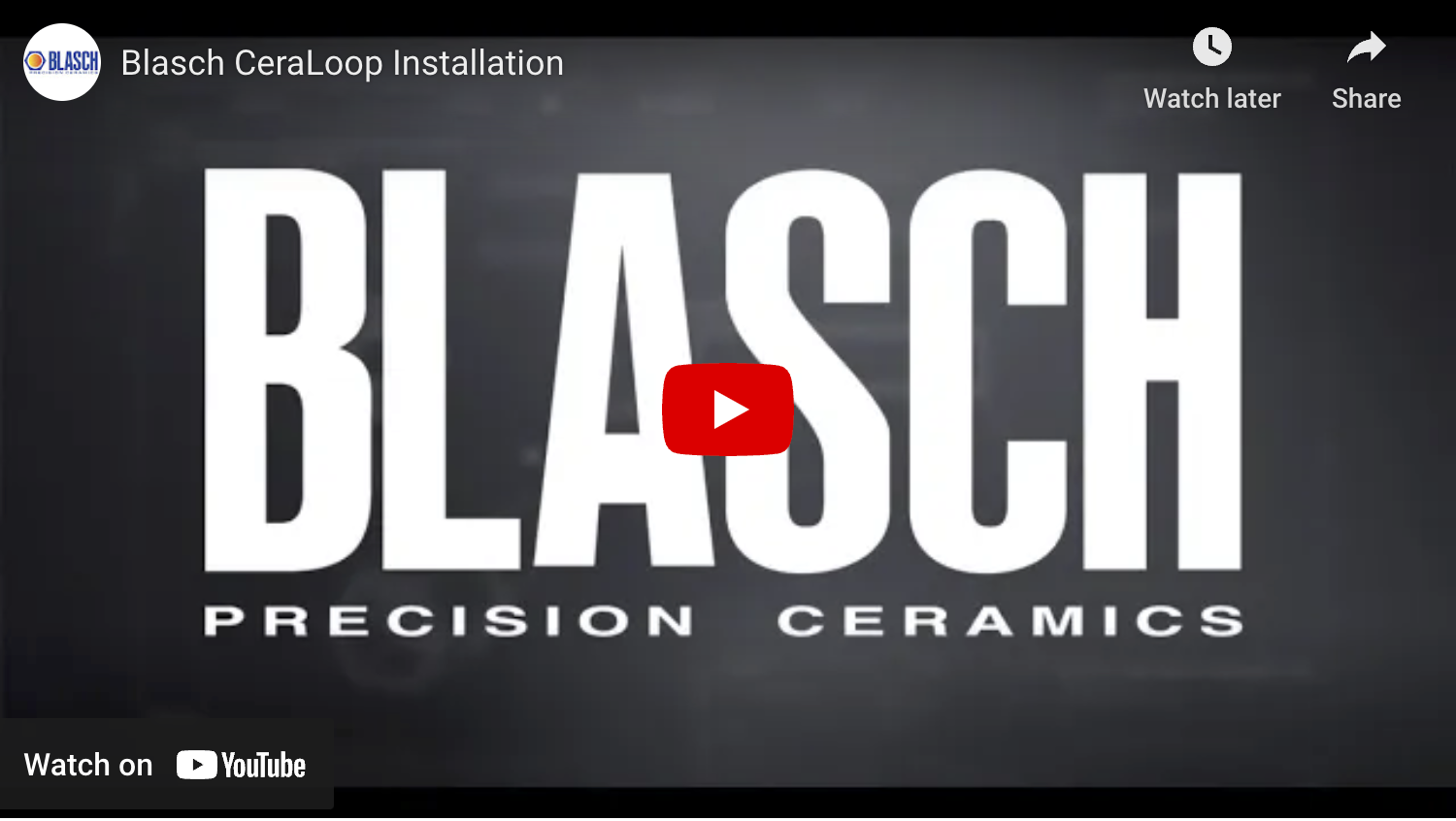Thumbnail for the Blasch CeraLoop Installation Animation video