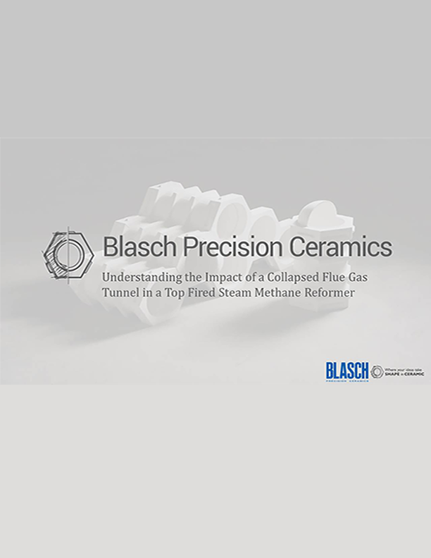 Cover page of "Understanding the Impact of a Collapsed Flue Gas Tunnel in a Top Fired Steam Methane Reformer" article.